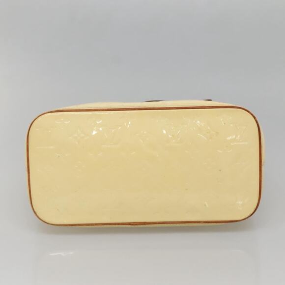 LOUIS VUITTON Monogram Vernis Houston Hand Bag Perle M91342 - Picture 5 of 16